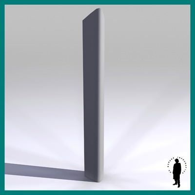 LUMINOUS HIGHWAY SIGN 3D Model .max