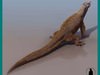 KOMODO DRAGON LIZARD 3D Model