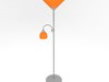 Contemporary Floor Lamp 3D Model