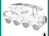 SDKFZ 232 (8 RAD) ARMORED CAR 3D Model .max