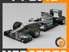 F1 2012 Mercedes W03 - Mercedes AMG Petronas F1 Team 3D Model