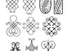 Wrought iron elements collection 3D Model