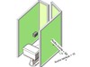 WC Cubicle _CINCO 3D Model