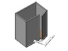 Shower cubicle_side entrance_CINCO 3D Model .rfa