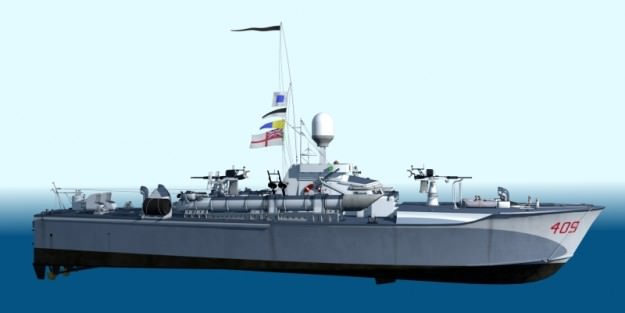 Vosper MTB 3D Model .obj