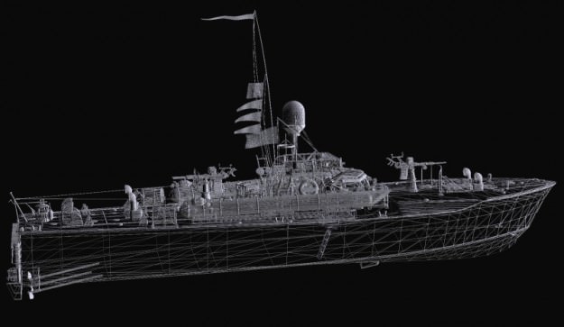 Vosper MTB 3D Model .obj