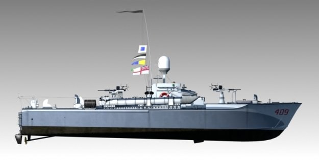 Vosper MTB 3D Model .obj