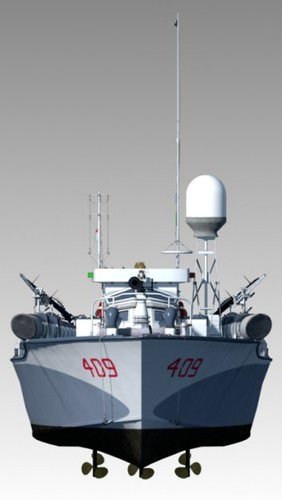 Vosper MTB 3D Model .obj