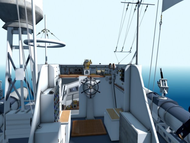 Vosper MTB 3D Model .obj
