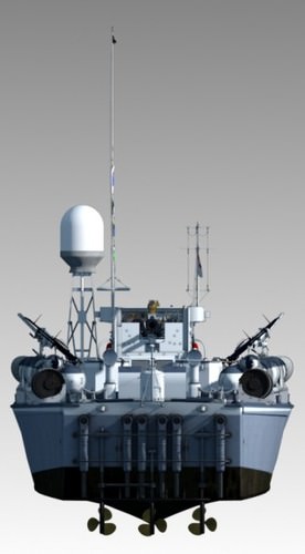 Vosper MTB 3D Model .obj