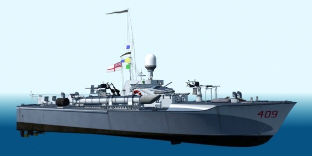 Vosper MTB 3D Model .obj
