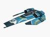 Feisar Ship 3D Model .max .obj .3ds .fbx .dxf