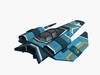 Feisar Ship 3D Model .max .obj .3ds .fbx .dxf