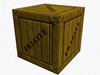 Wooden Crate 3D Model