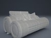 Ultra Modern Sofa 2x 3D Model .max .obj .fbx .c4d