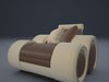 Ultra Modern Armchair 3D Model