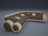 Ultra Modern Sofa Corner 3D Model .max .obj .fbx .c4d