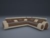 Ultra Modern Sofa Corner 3D Model
