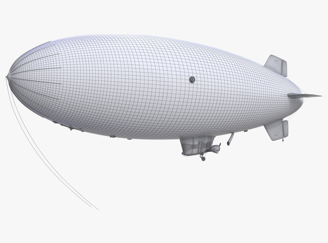 Good Year Blimp, zeppelin 3D Model Good Year Blimp, zeppelin 3D Model .max .obj .3ds .fbx .ma .mb