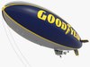 Good Year Blimp, zeppelin 3D Model