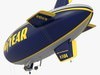 Good Year Blimp, zeppelin 3D Model .max .obj .3ds .fbx .ma .mb