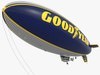 Good Year Blimp, zeppelin 3D Model .max .obj .3ds .fbx .ma .mb