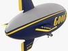 Good Year Blimp, zeppelin 3D Model .max .obj .3ds .fbx .ma .mb
