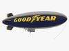 Good Year Blimp, zeppelin 3D Model .max .obj .3ds .fbx .ma .mb