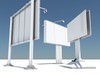 Highway Billboard Pack of 3 3D Model