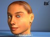 Pretty Female Head 3D Model .max .obj .3ds