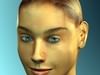Pretty Female Head 3D Model .max .obj .3ds
