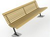 Park Bench 3D Model .max .obj .3ds .lwo .lw .lws