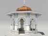 Park Pavilion Textured 3D Model