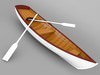 Rowboat 3D Model .max .obj .3ds .lwo .lw .lws