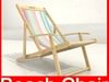 Beach Chair High Detail 3D Model
