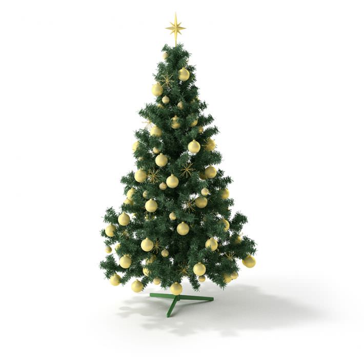 christmas tree with golden toys 3d model cgtrader com christmas tree with golden toys 3d model cgtrader com