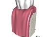 Cracked Tooth High Detail 3D Model .max .obj .3ds .fbx