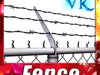Chainlink fence Barbed wire High detail 3D Model