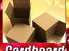 Photoreal Cardboard Carton High Res 3D Model