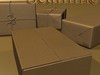 Cardboard Box Wrapped in Brown Paper - Package 3D Model .max .obj .3ds .fbx