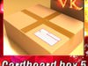 Cardboard Box with Tape 3D Model