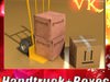 Hand Truck   boxes 3D Model