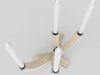 Candle Holder 02 3D Model .max .obj .3ds .lwo .lw .lws