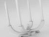 Candle Holder 02 3D Model .max .obj .3ds .lwo .lw .lws
