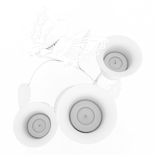 Candle Holder 04 3D Model .max .obj .3ds .lwo .lw .lws