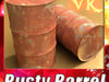 Rusty Metal Drums and Pallet High Res 3D Model