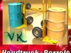 Hand Truck and 55 Gallon Drums High Res 3D Model