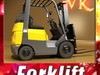 Forklift High Detail 3D Model