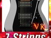 Electric Guitar 7 Strings High Detail 3D Model