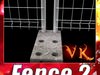 Fence 02 - High Detailed 3D Model